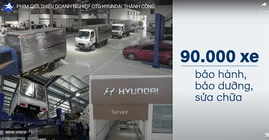 Giới thiệu dịch vụ và sản phẩm nổi bật Hyundai Thành Công